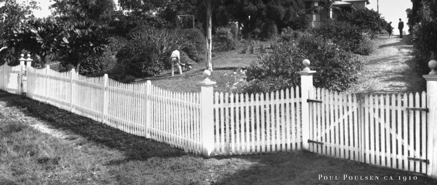 white picket fence