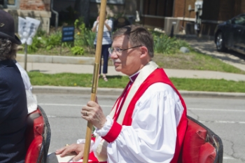Bishop Ed Little commemorating Fort Wayne's 175.