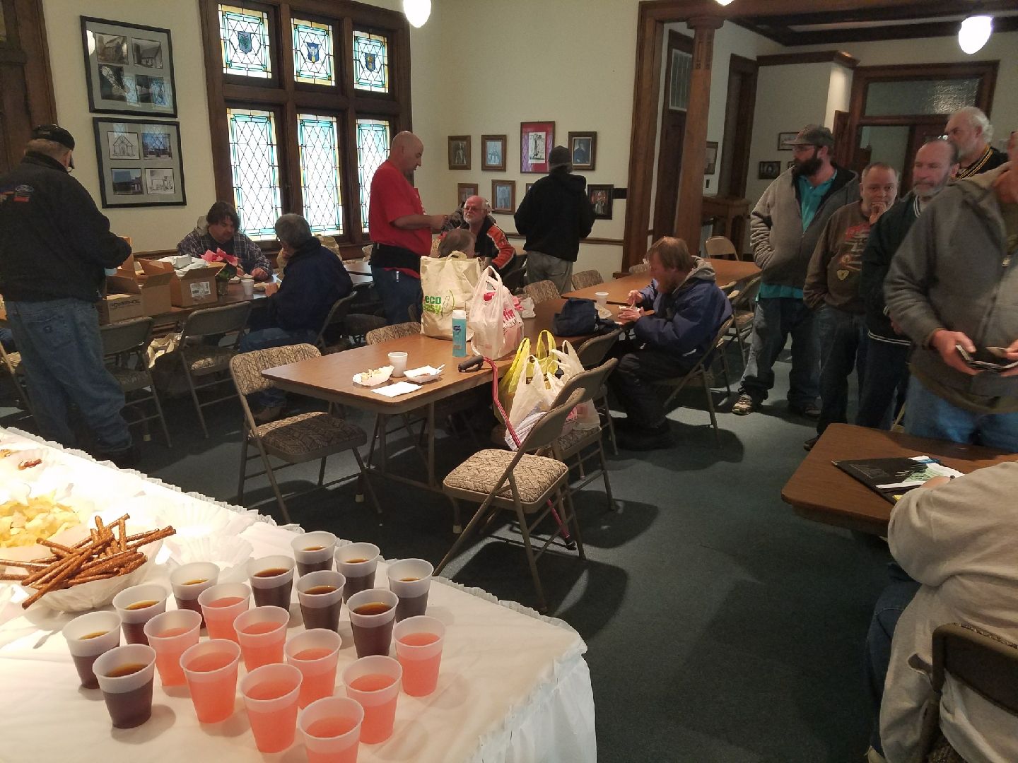 Food Pantry Distribution Day at Trinity Episcopal Church Logansport, Indiana