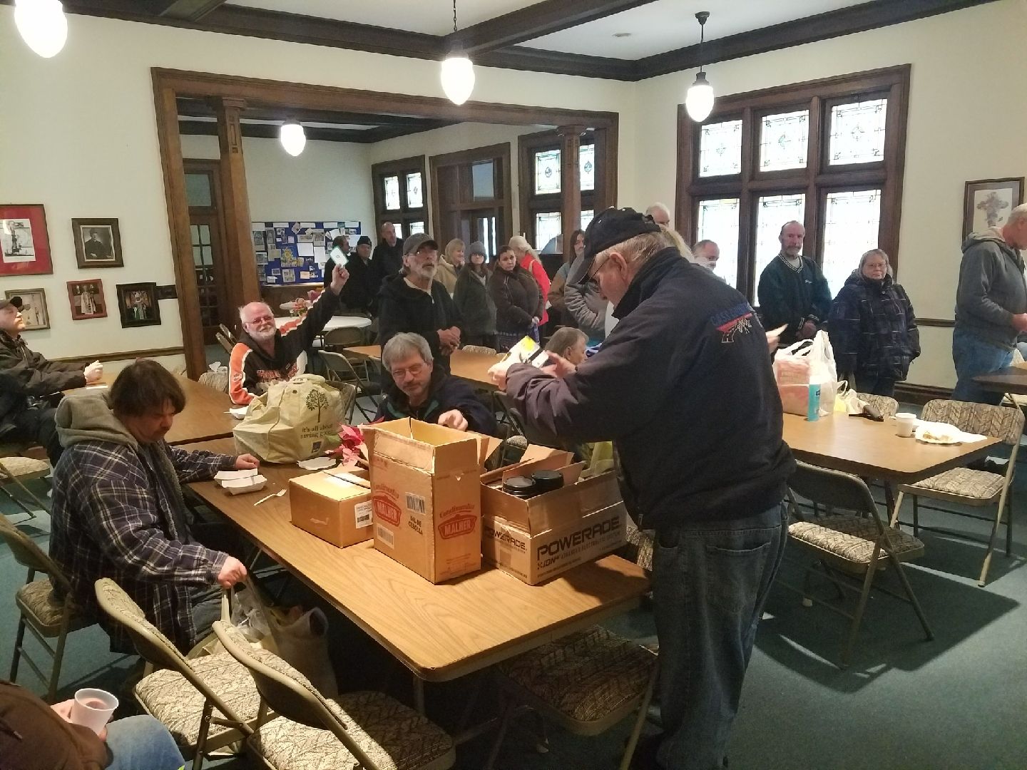 Food Pantry Distribution Day at Trinity Episcopal Church Logansport, Indiana