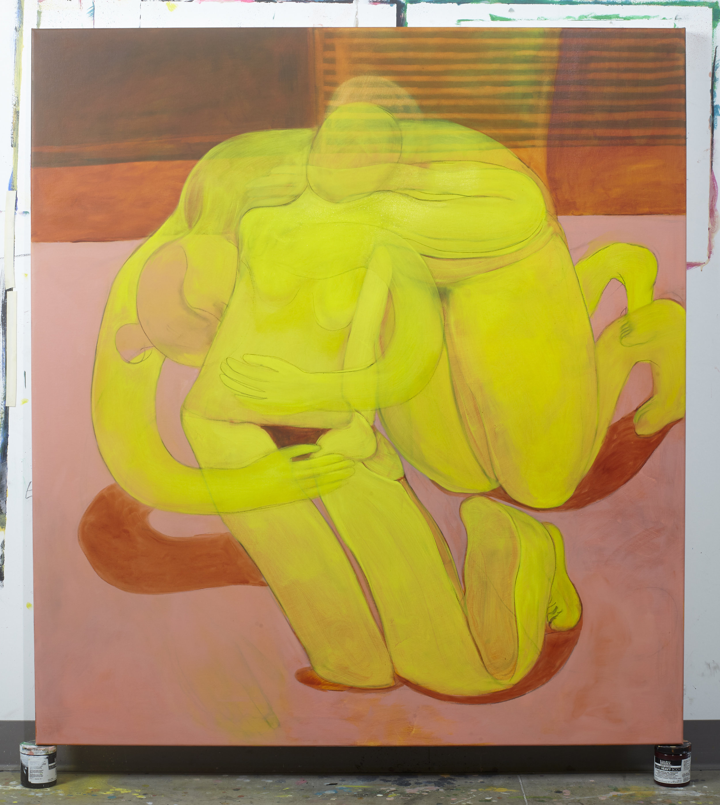 Embracing Yellow Nudes