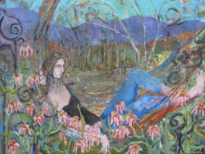 Soft Wind 30"by40" linen/oil