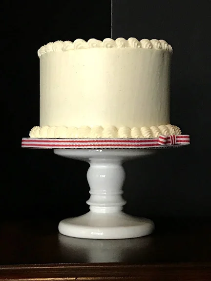 van cake red bow whole.JPG