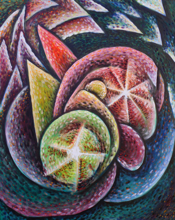 Bringing Light to the Dark Places #2, 2005, Oil on canvas