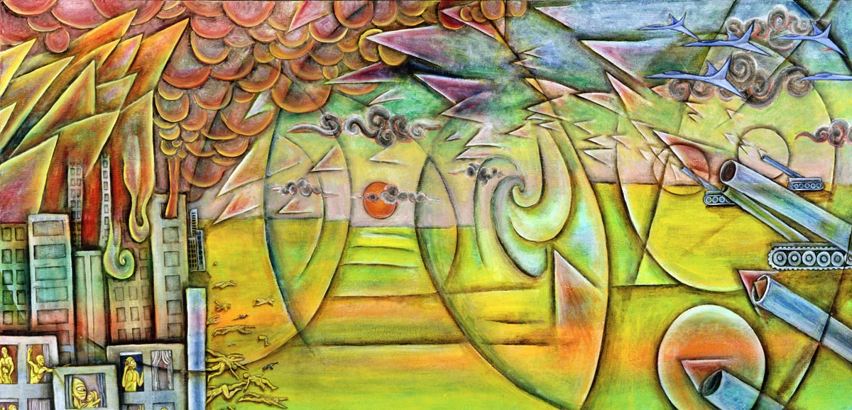 The Conflict, 2004, Oil on canvas