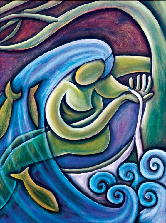 Miracle of the Milk and Fish, 1998, Oil on canvas