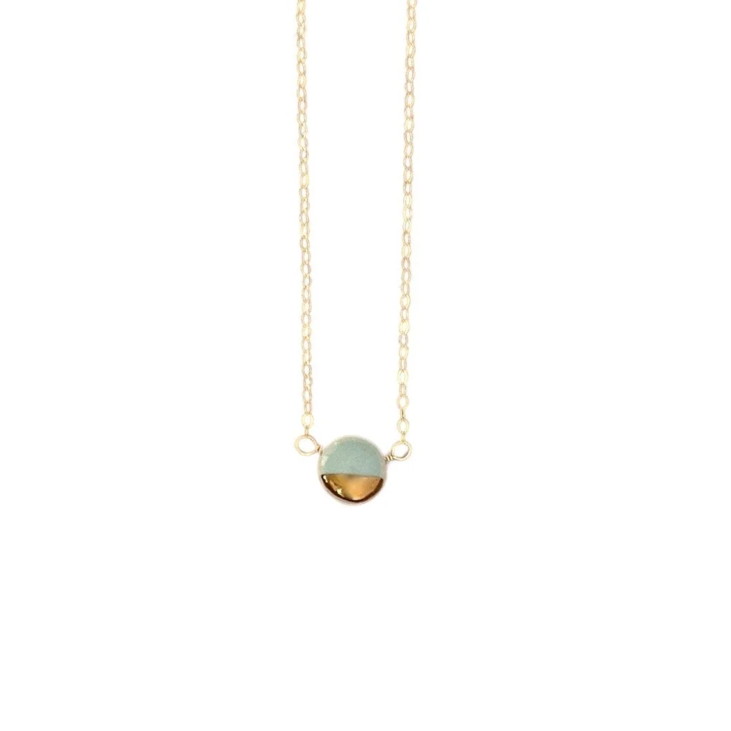 ZOË COMINGS  teeny pebble necklace, pale blue:gold, wbg.jpg