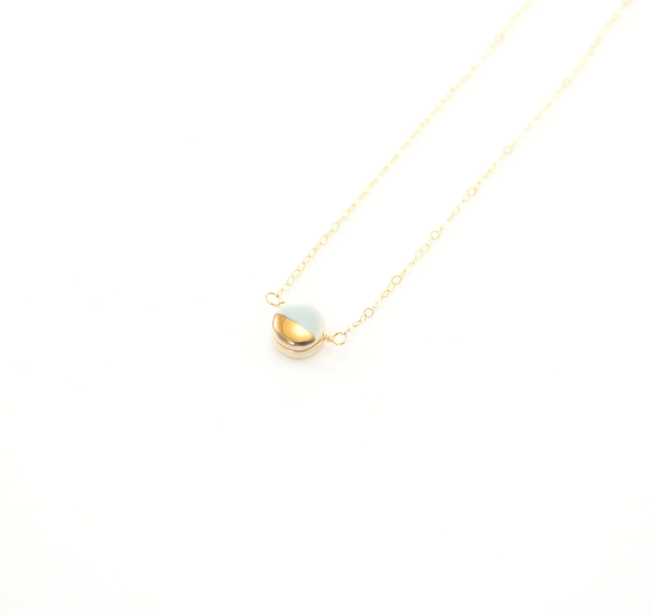 ZOË COMINGS teeny pebble necklace, pale blue:gold.jpg