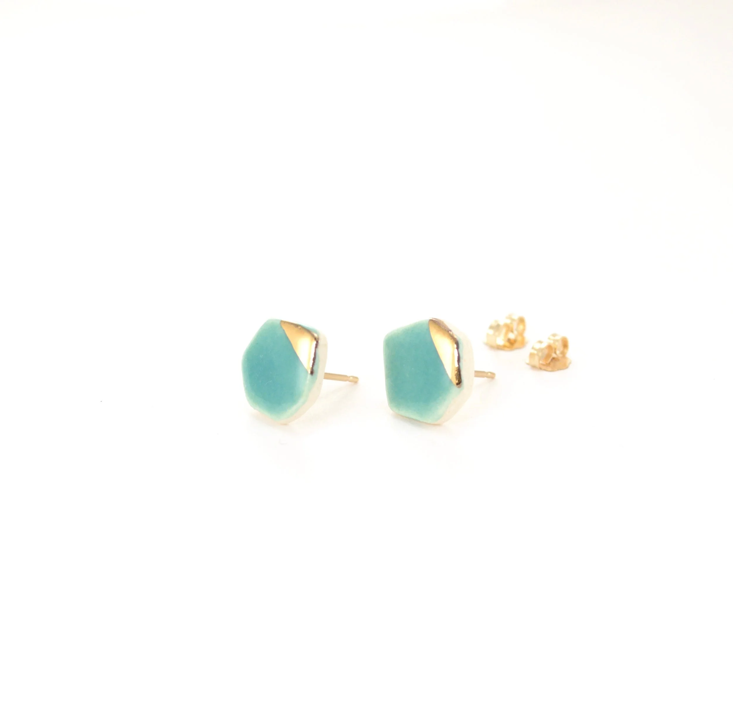 ZOË COMINGS geo studs teal:gold 2.jpg