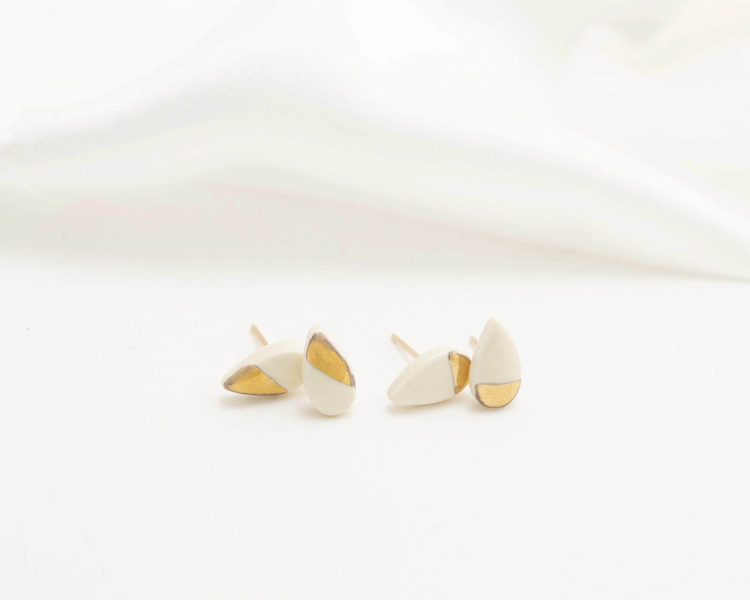 tiny petal studs, an elegant edgy accent
