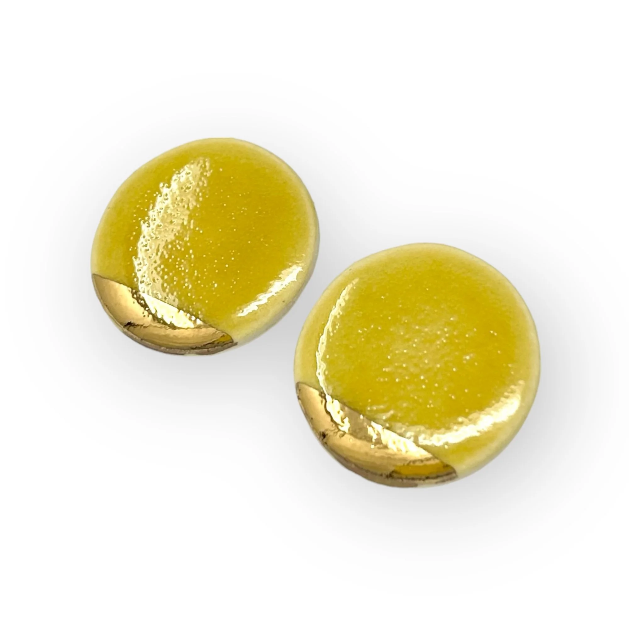 ZOË COMINGS jumbo pebble studs, marigold:gold p.jpg
