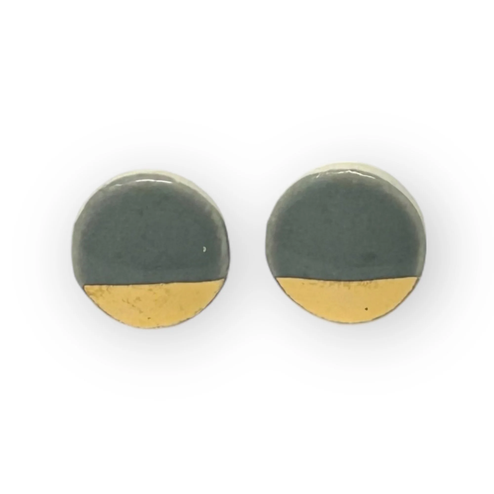ZOË COMINGS pebble studs, dark grey:gold p.jpg