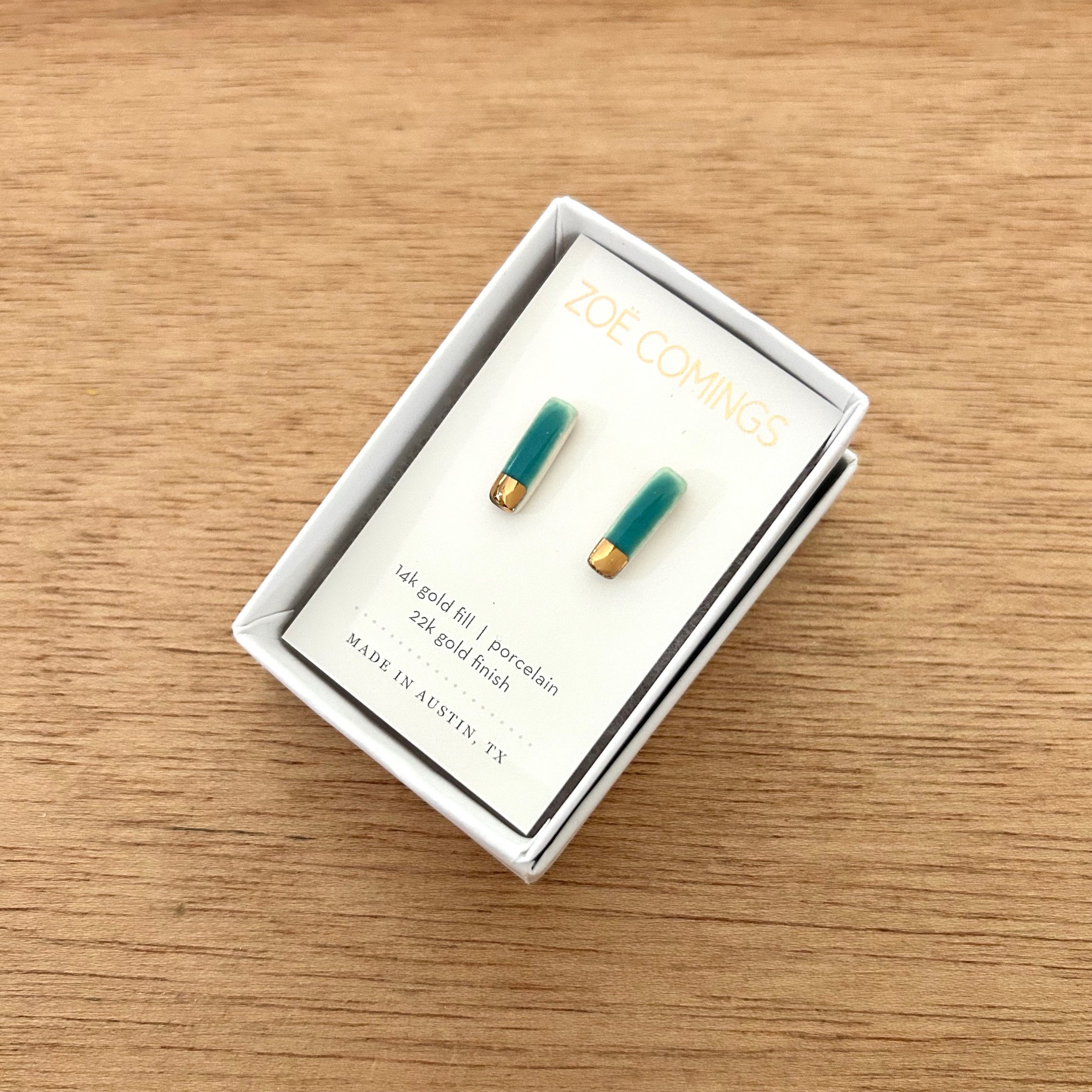 ZOË COMINGS tiny reed studs, teal, boxed a.jpg