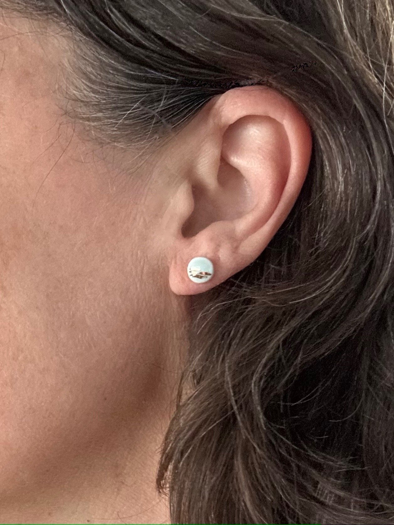 ZOË COMINGS tiny pebble studs bl stripe ear model.jpg