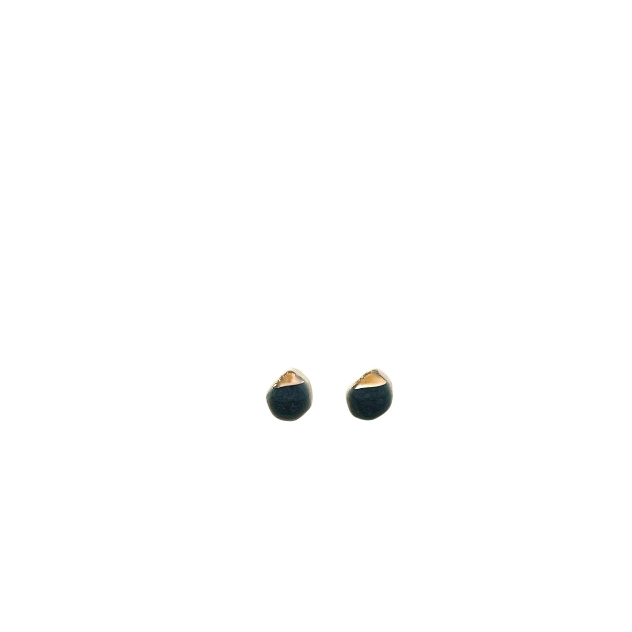 ZOË COMINGS tiny geo studs, slate:gold, wbg.jpeg