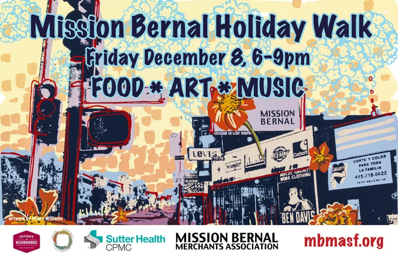 Mission Bernal Holiday 2017 Poster