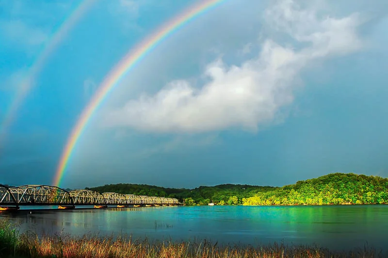 Theodosia Bridge over Bull Shoals Lake in Southern Missouri