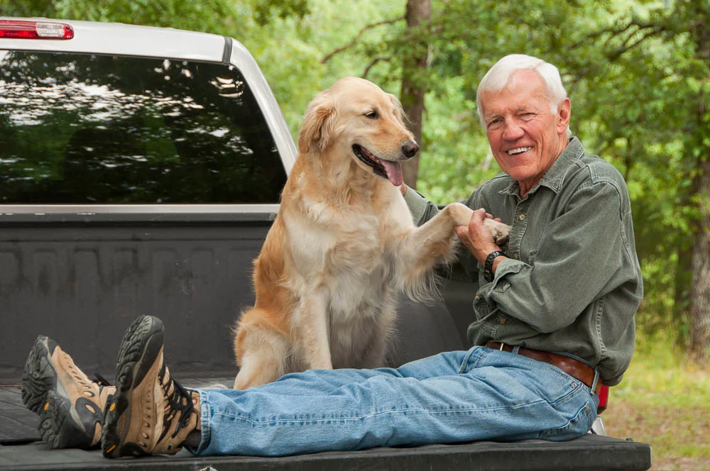 Don Smiley, real estate broker with Century 21 LeMac Realty Ozarks, with Barley