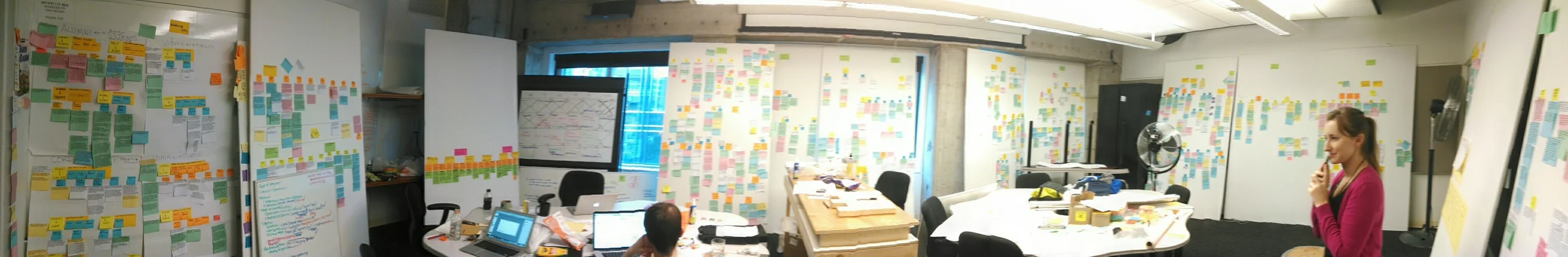 Yes, this is what 1,800 organized Post It notes looks like