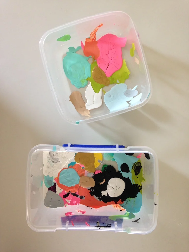 Make do with what you have! Tupperware will work just find for a palette.