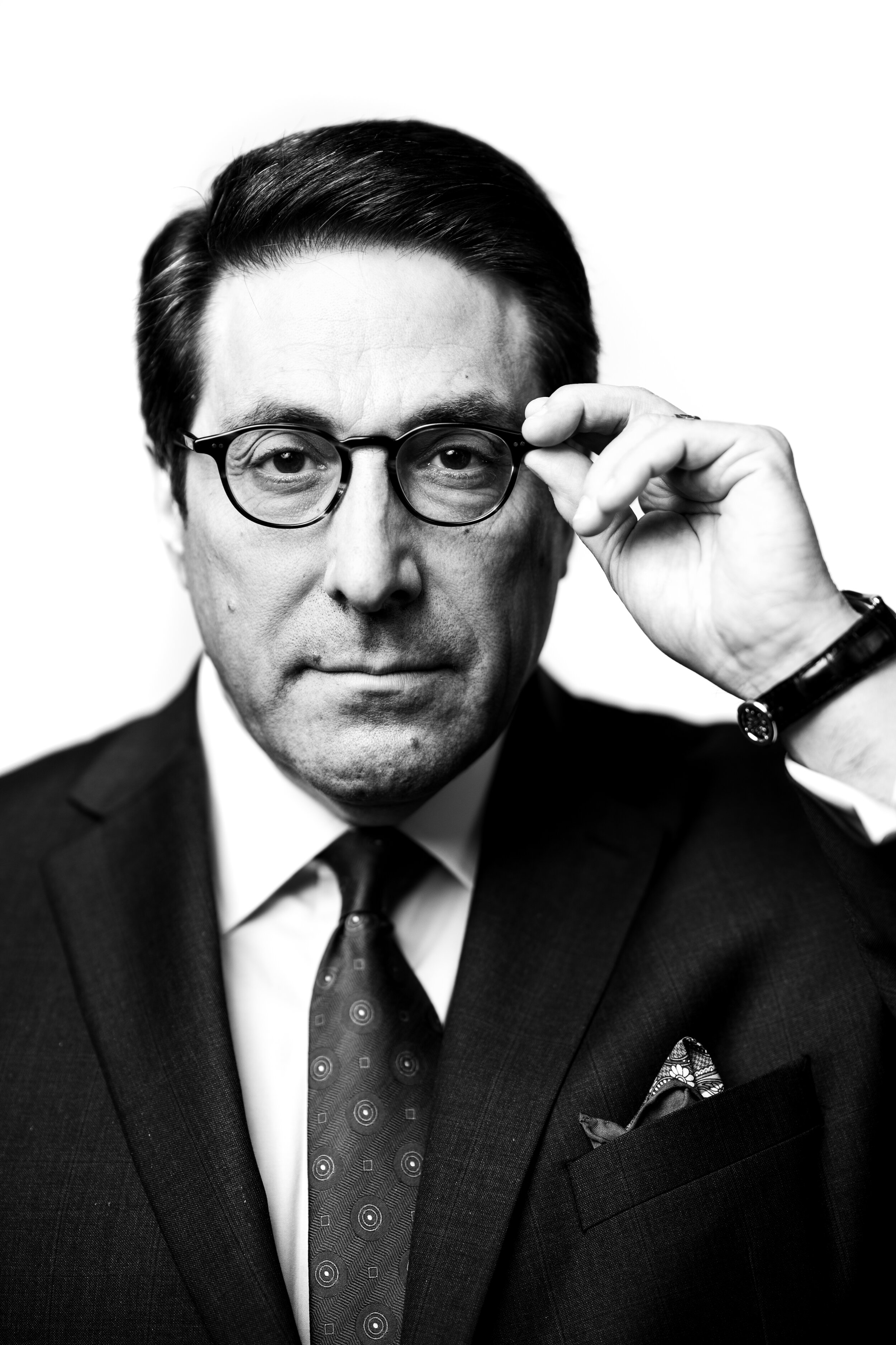  ****DO NOT USE HOLD FOR MARISA**** Jay Sekulow, President Donald Trump's personal attorney, poses for a portrait before the start of the day's session of the Senate impeachment trial of President Donald Trump on Capitol Hill in Washington, DC on Jan