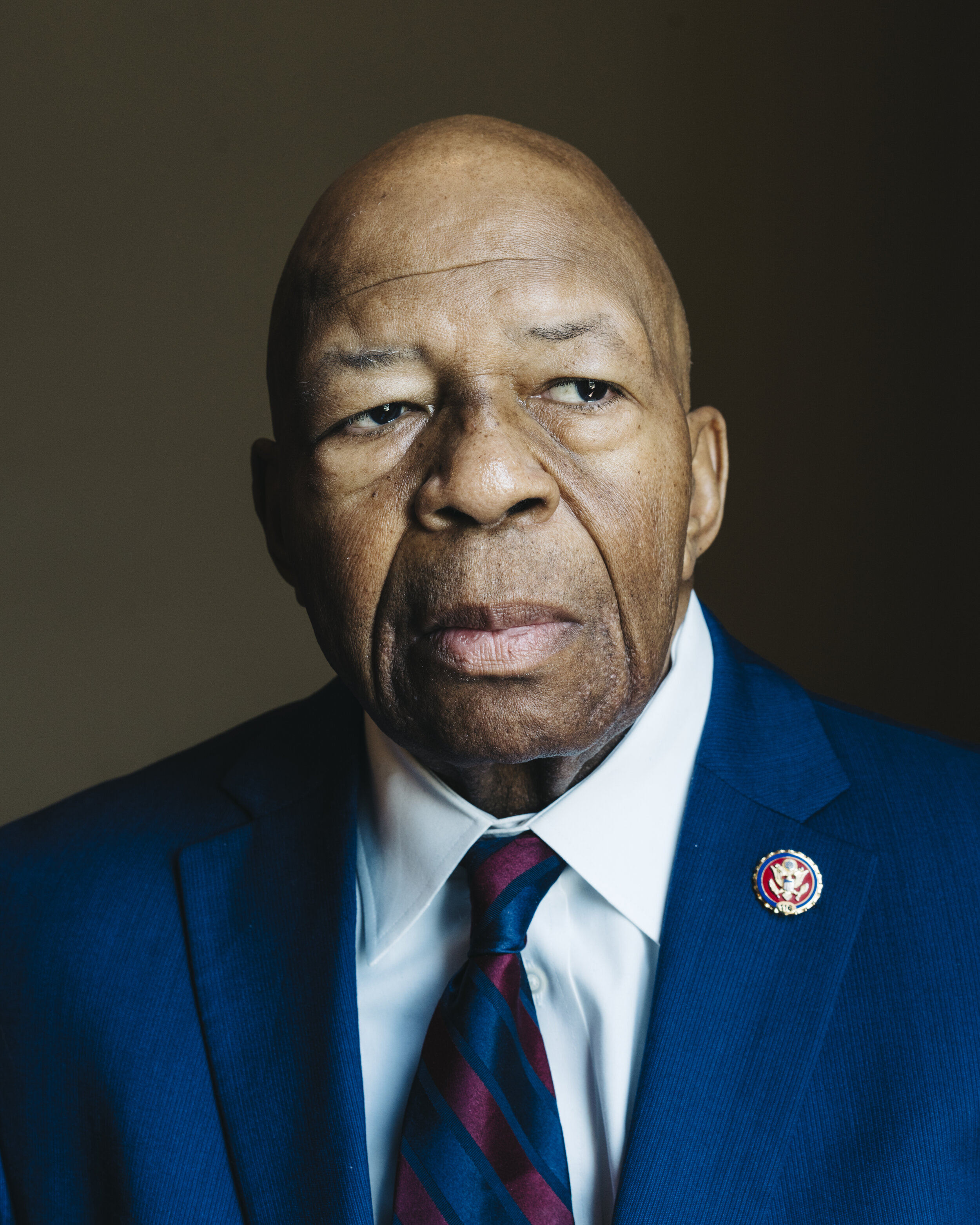  Assignment ID: 30233548A

May 2nd, 2019 - Washington, D.C.

Maryland Congressman Elijah Cummings in the House Oversight Committee room in the Rayburn House office building in Washington, D.C. 

Justin T. Gellerson for The New York Times             