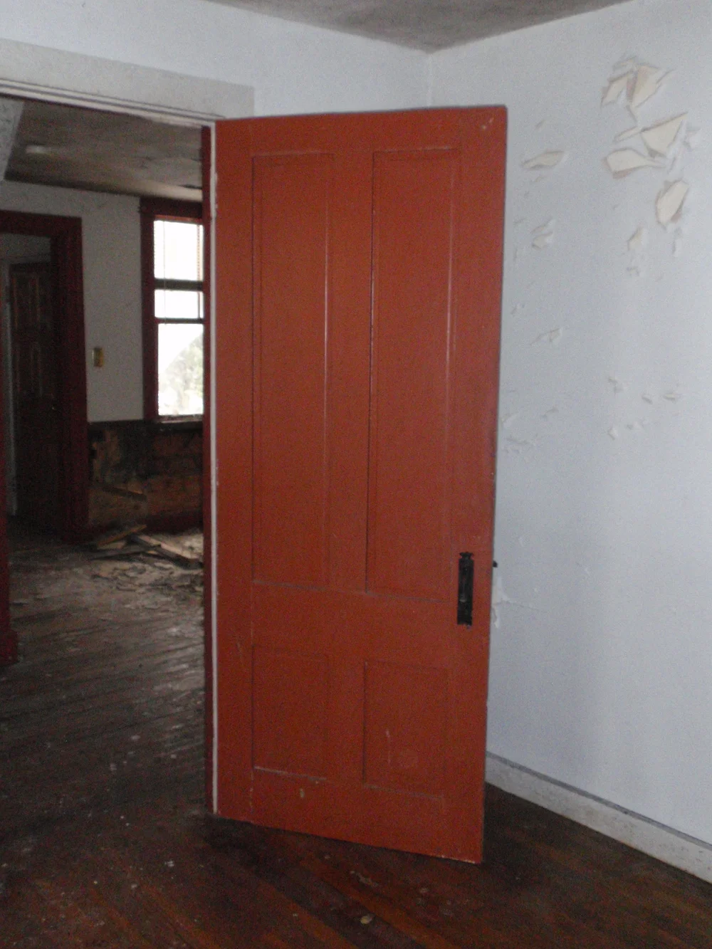  The house retains its original four-panel Greek Revival style doors in all its doorways. 