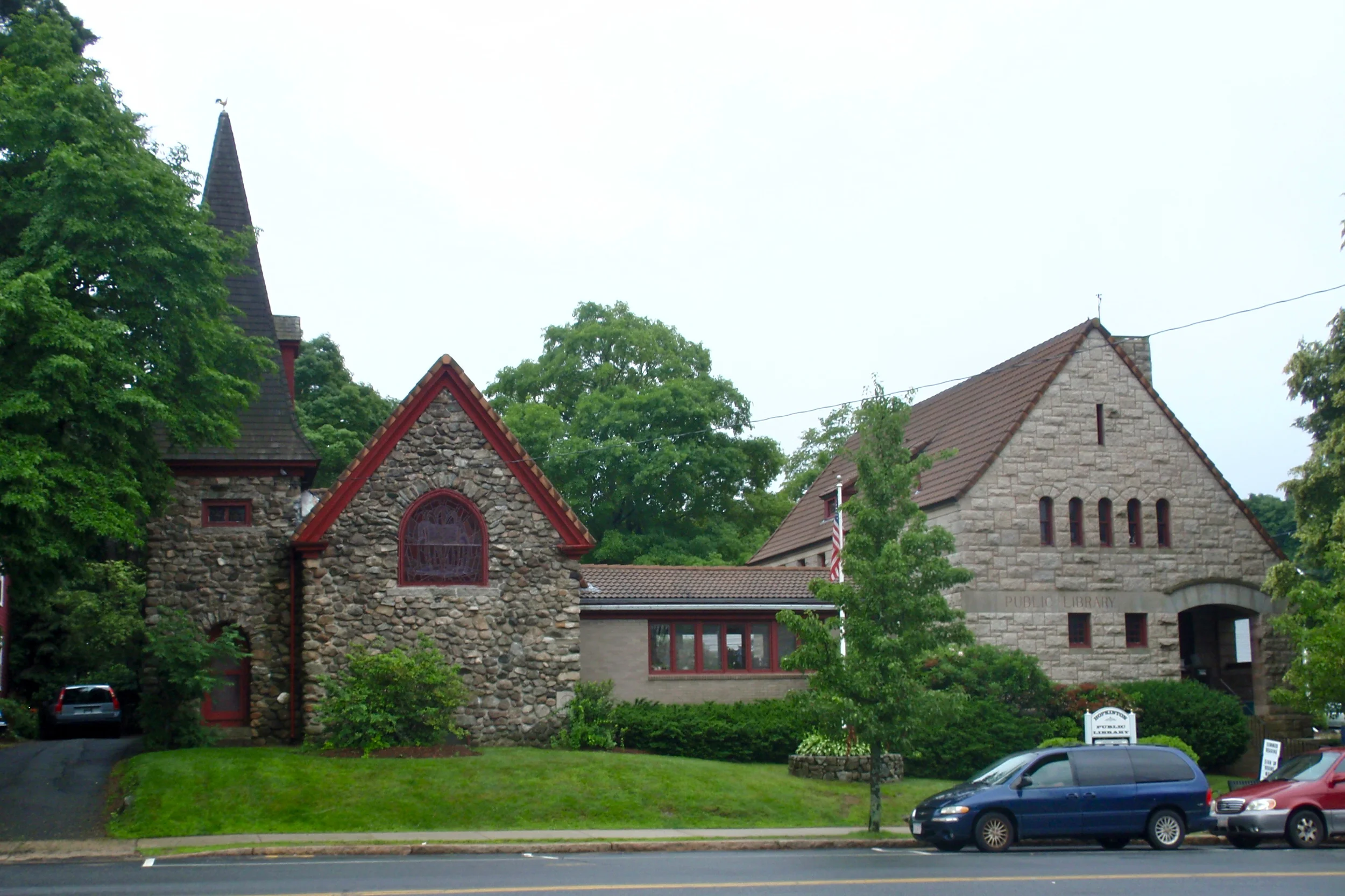 Hopkinton Public Library and Library Additions in Massachusetts