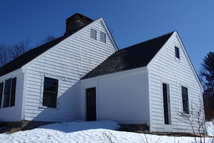 The small room at the end may seem like an addition, but it is actually the oldest part of the house.