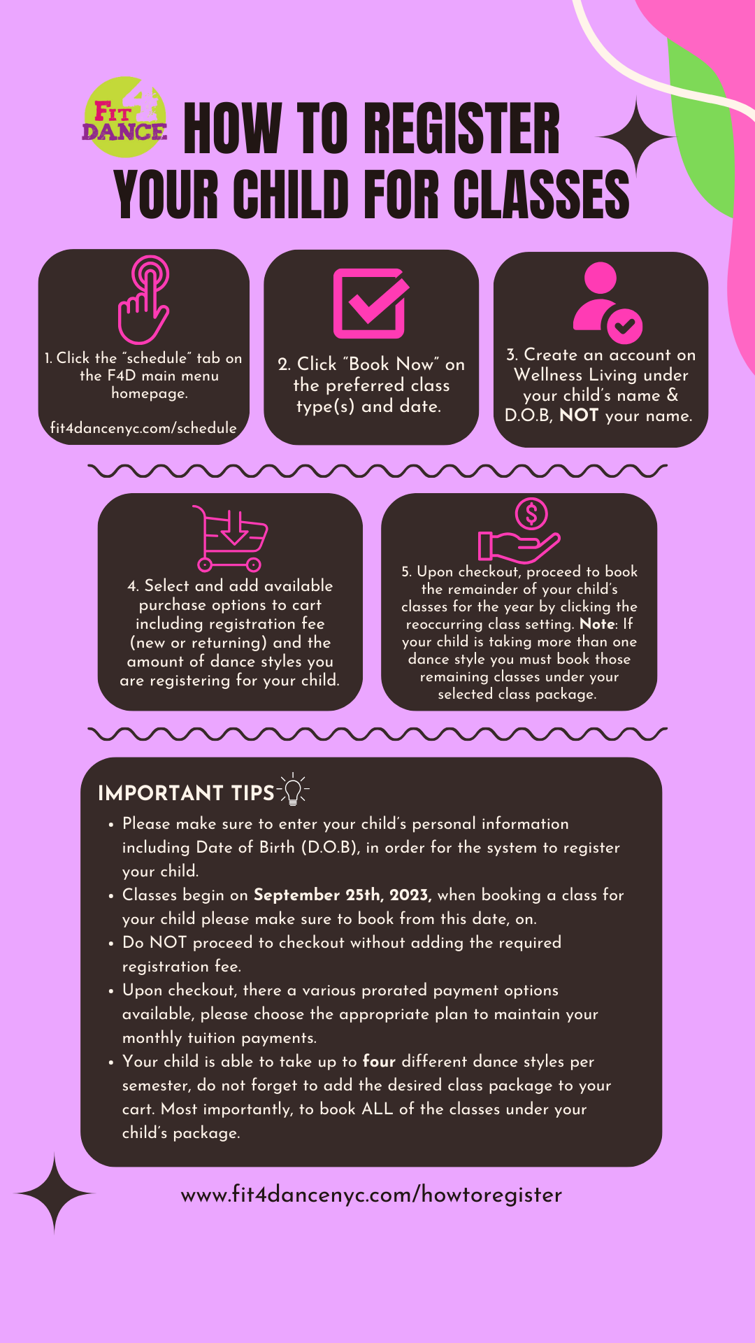 How To Register Your Child —Fit4Dance NYC