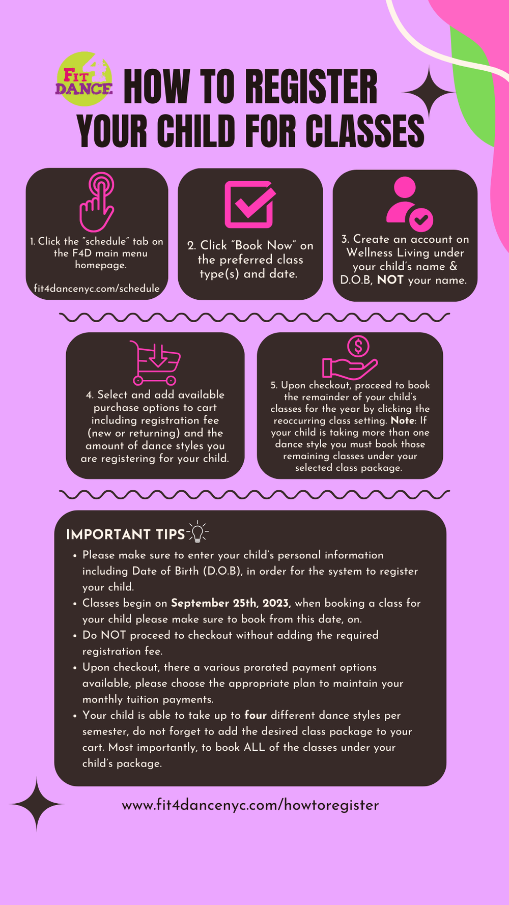 How To Register Your Child —Fit4Dance NYC