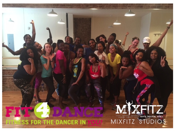 Fit4Dance Turns Up with Crystal Wall of MixFitz Studios!