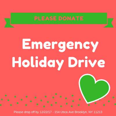 Emergency Holiday Drive