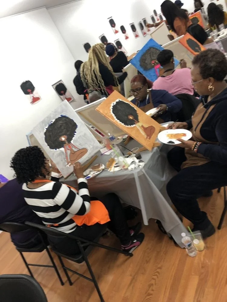 Mlk Sip Paint Birthday Party Fit4dance Nyc