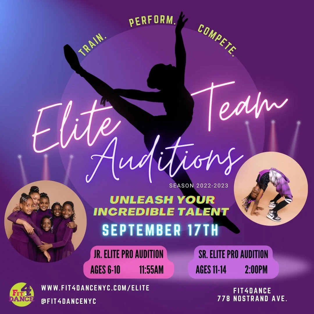 Children Ages 6-14 Audition for the Elite Pro Dance Team!