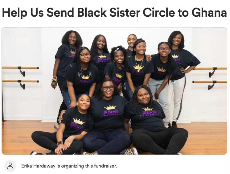 Help Us Send Black Sister Circle To Ghana