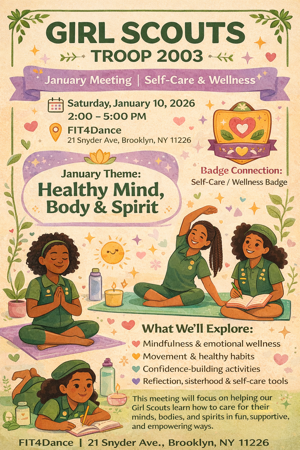 Girls Scouts - January 10th