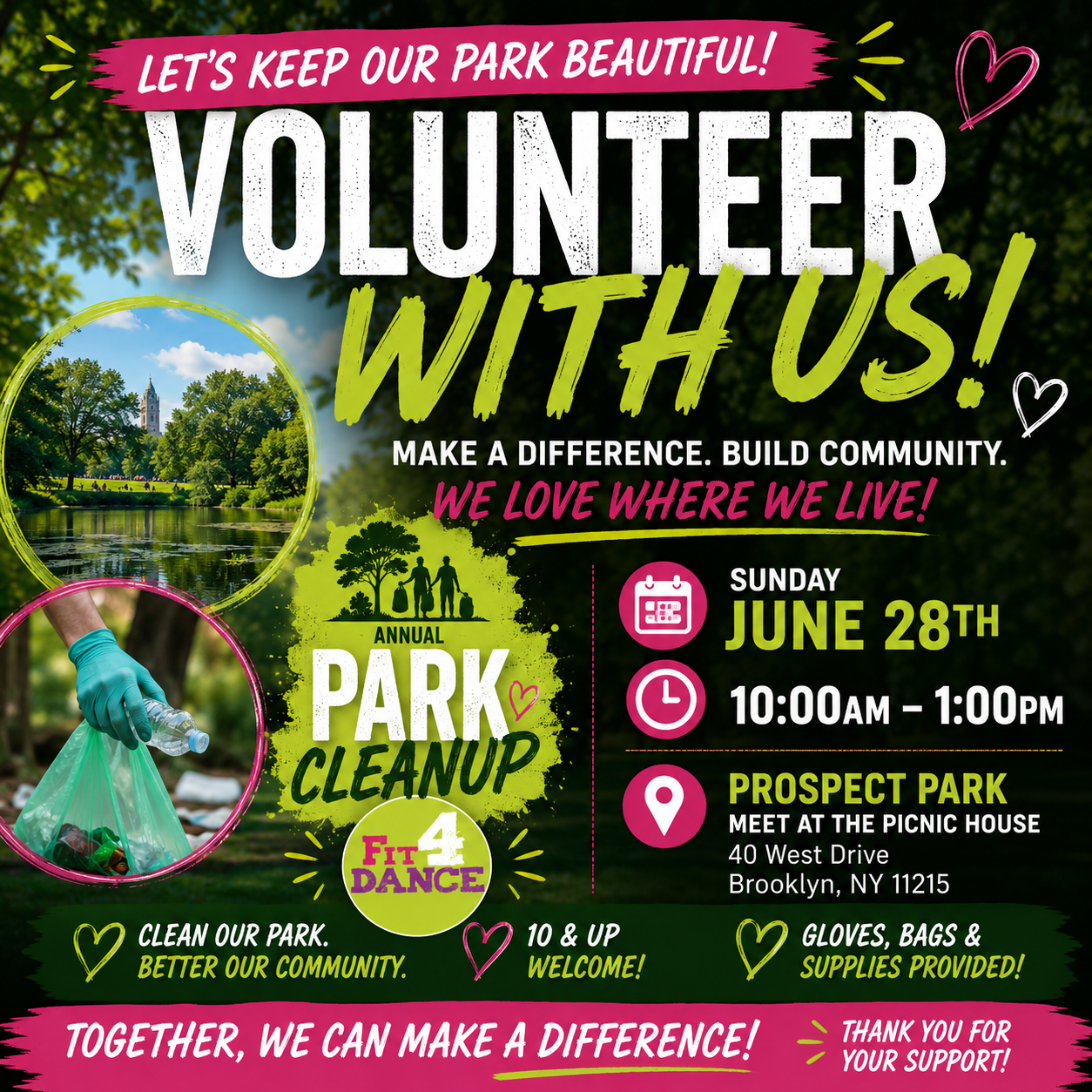 Annual Prospect Park Cleanup