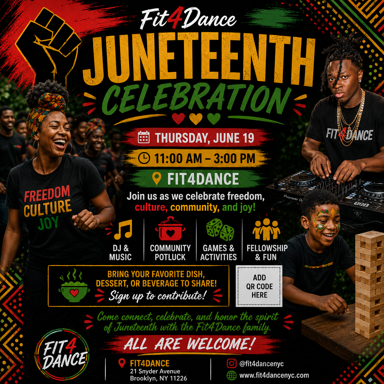 Juneteenth Celebration at Fit4Dance