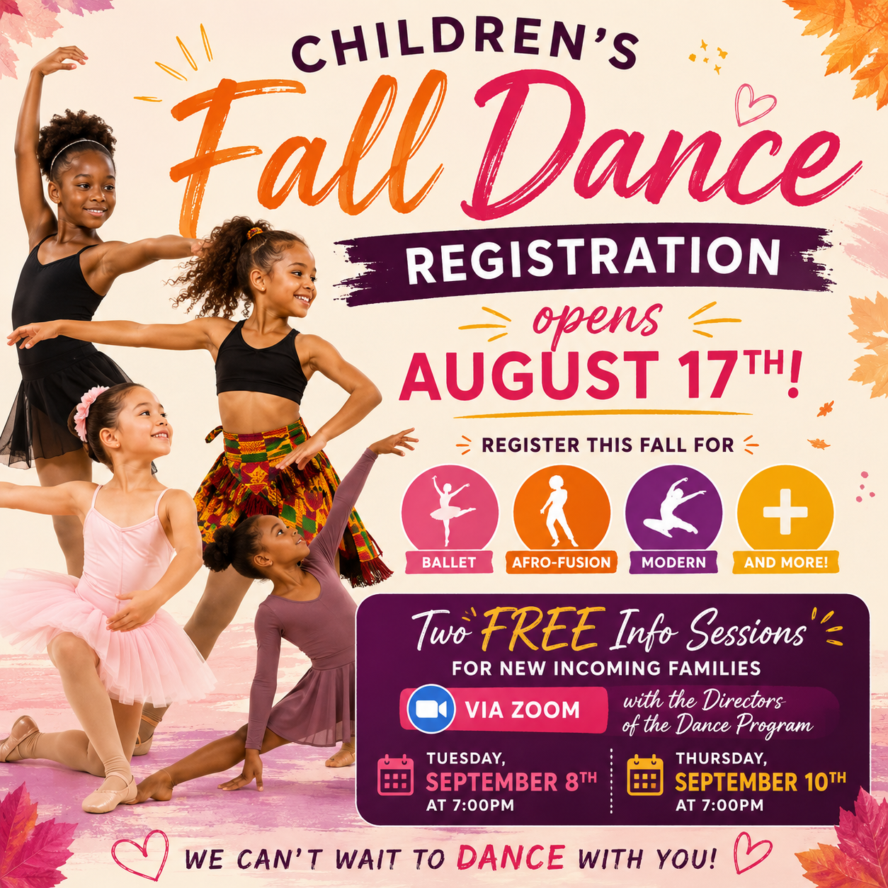 Children's Fall Dance Info Session