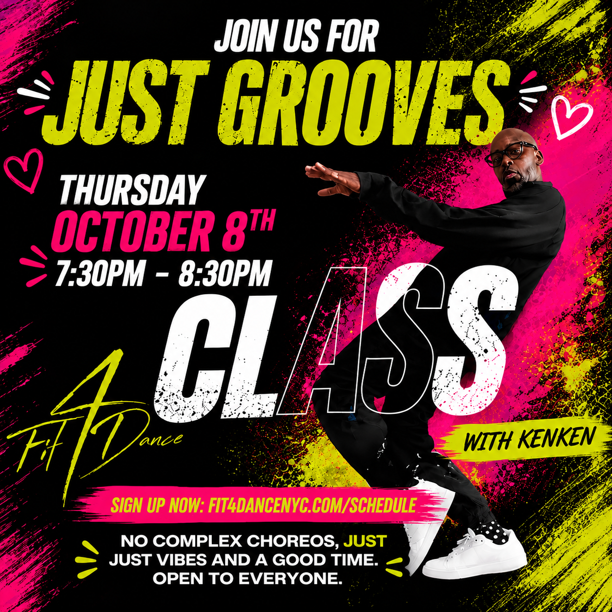 Just Grooves Dance Class with Ken Ken  
