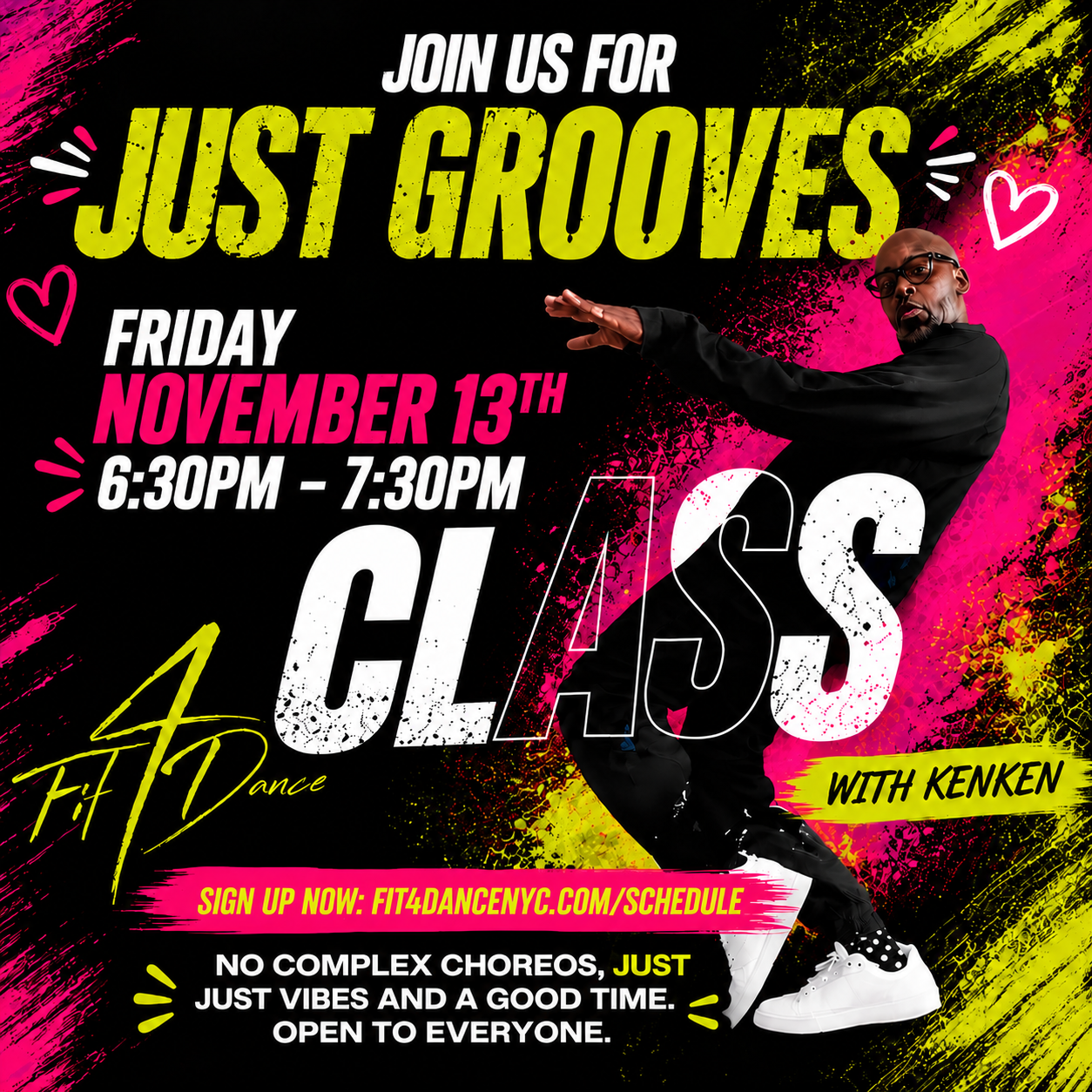Just Grooves Dance Class with Ken Ken  