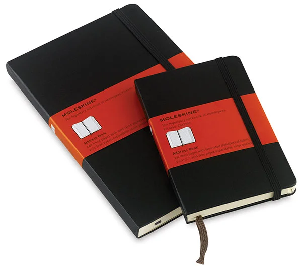 Moleskin Sketchbook - $15 As long as we're talking writing instruments, how about something to write in? The moleskin sketchbook is a handy size, it stays closed and is a pleasure to write on.