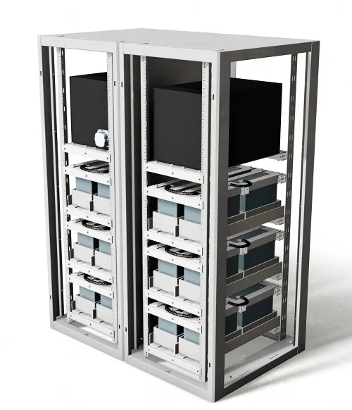 The Tesla Powerwall battery would be replacing a home battery storage system similar to this 10kW system.