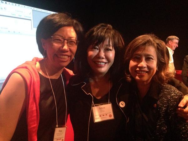 Rosa Sheng, Sylvia Kwan, and Elizabeth Chu Richter