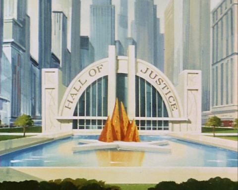 The Hall of Justice was modeled after the Cincinnati Museum Center