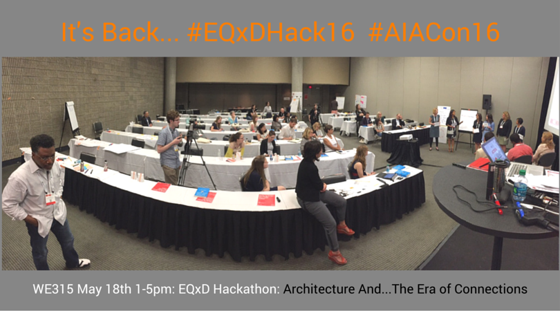 REGISTER FOR EQxD HAPPY HOUR ONLY Special Thanks goes to our EQxD Hackathon Scholarship Sponsors including Autodesk, McCarthy Building Companies, WRNS Studio, HOK and HGA.