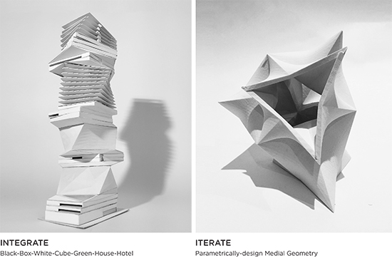 Two examples from Naureen's impressive portfolio of some of her work completed during her first year at Harvard University's Graduate School of Design.