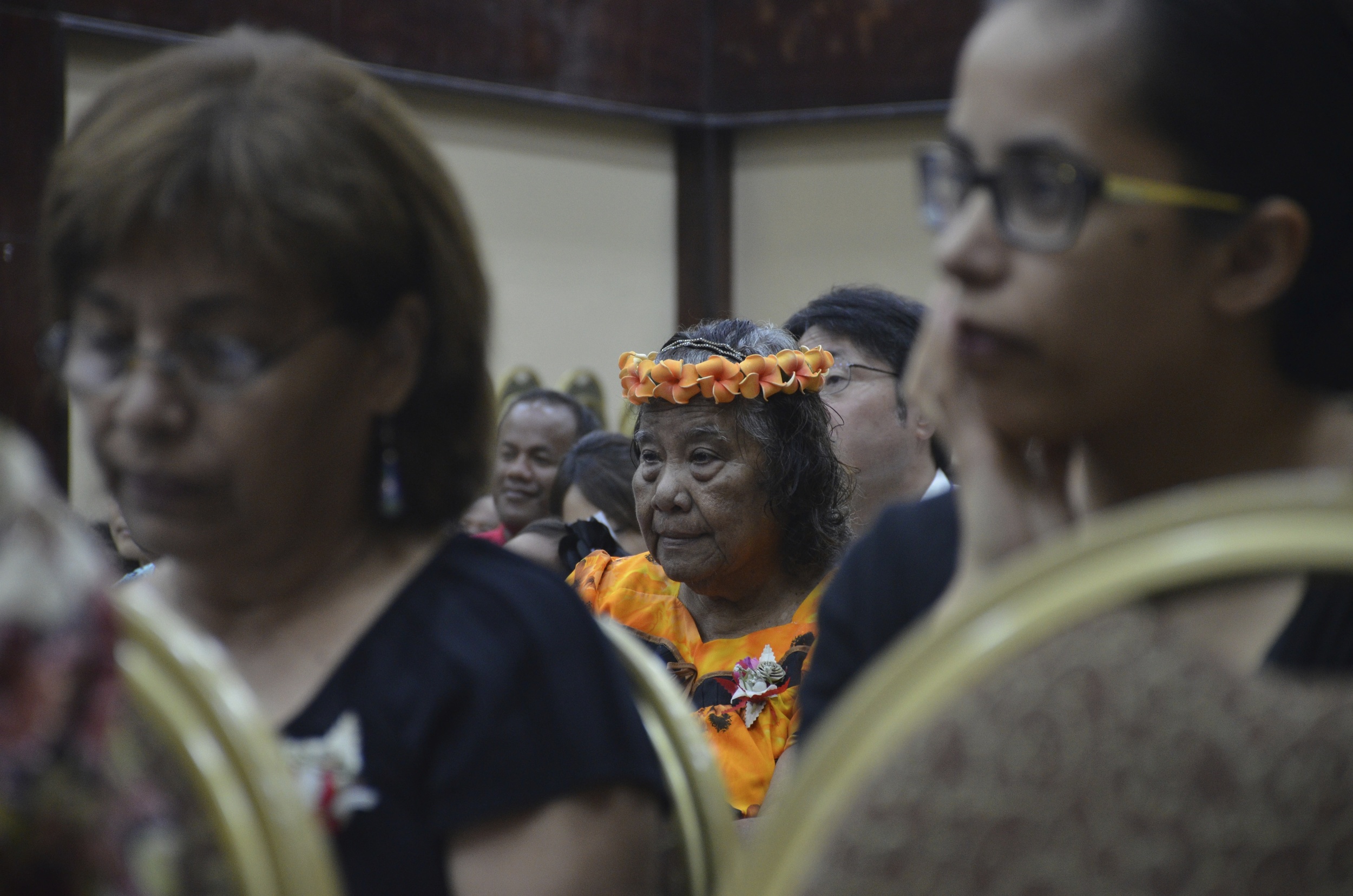  Lemeyo Abon,&nbsp;at a remembrance-day event in Majuro, lived 100 miles east of the Castle Bravo test. 