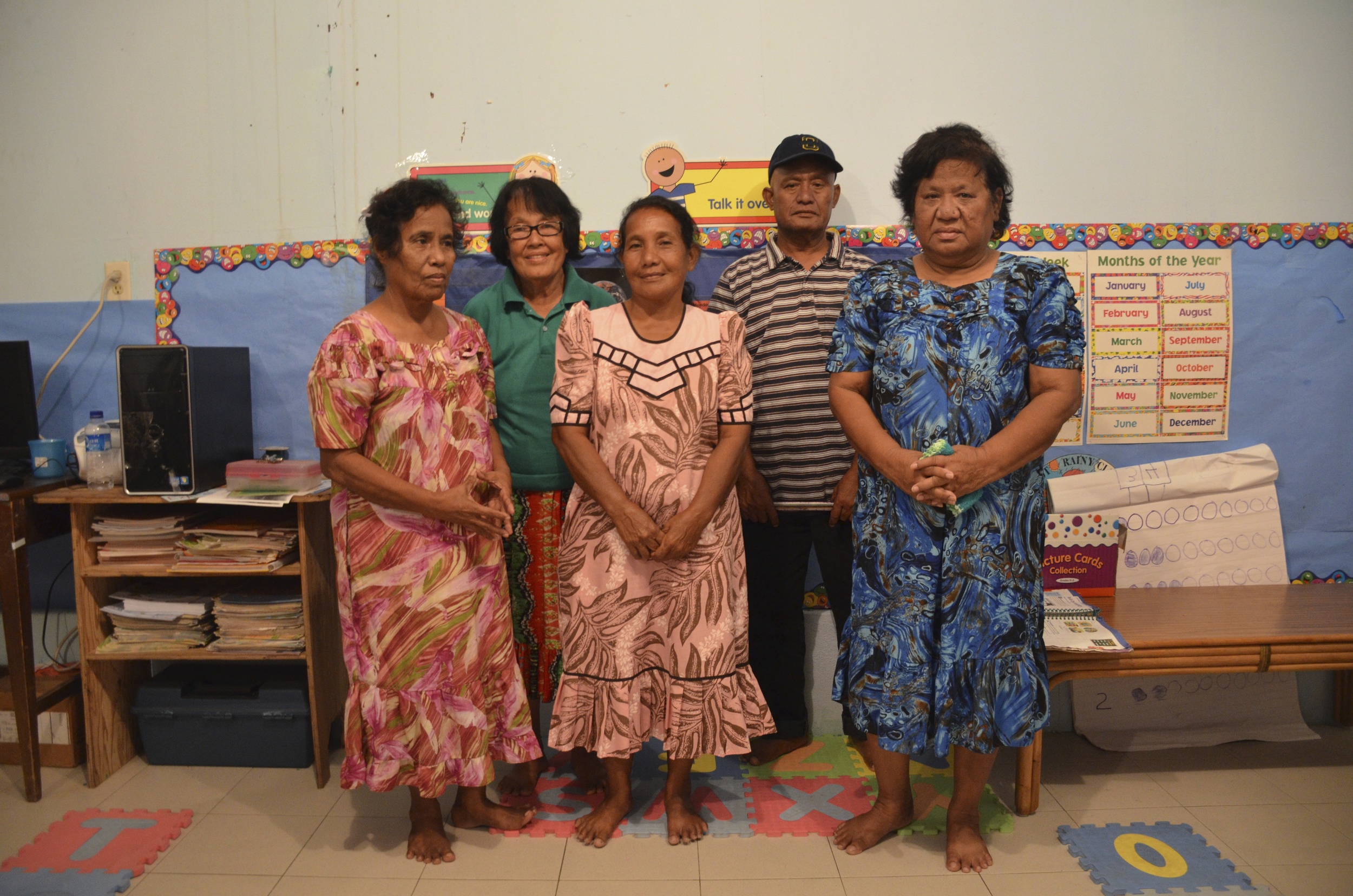  People from contaminated Rongelap Atoll living on Ebeye. 